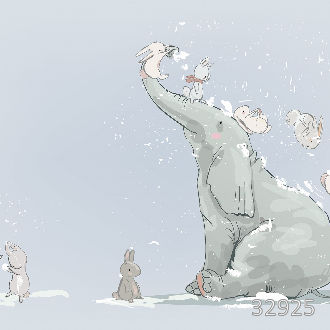 Слоник и зайки