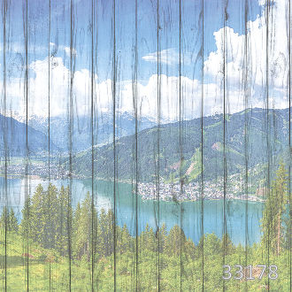 Пейзаж на досках