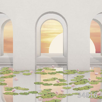 Арки и лилии в пространстве