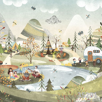 Кемпинг в лесу