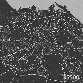 Абстрактная карта Эдинбурга